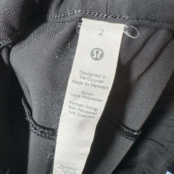 Lululemon On The Fly Pant Woven 27; Black Size 2 - Picture 7 of 9